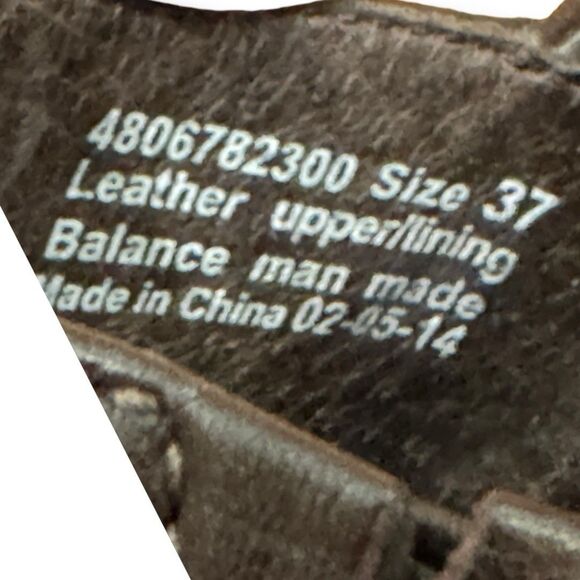 Dansko Tenley Brown Leather Clogs Minimalist Office Women's Size EU 37 / US 6.5 - Picture 8 of 10